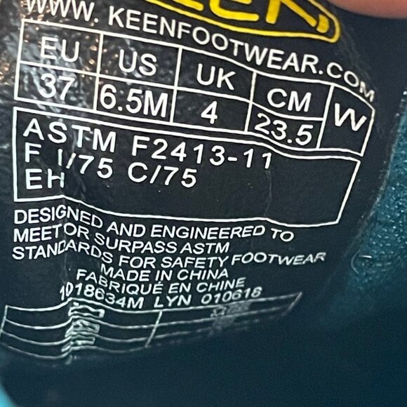 KEEN Utility Sedona Pulse Low Safety Steel Toe Women’s Size‎ 6.5 Grey Shoes - Picture 12 of 12